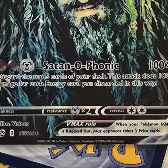 Rob Zombie Pokemon Card - White Zombie - Picture 7 of 8